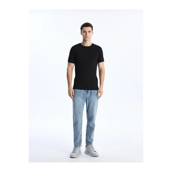 LCW Casual Bisiklet Yaka Kısa Kollu Erkek Tişört