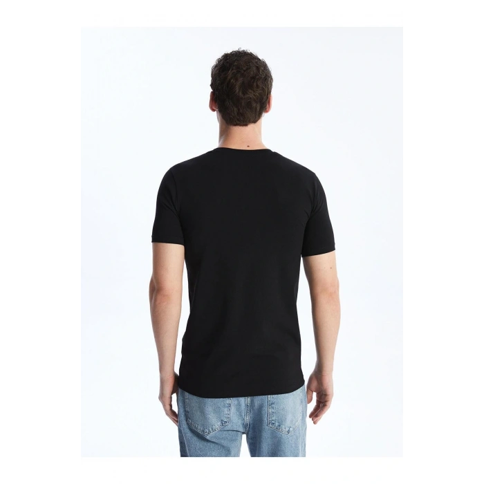 LCW Casual Bisiklet Yaka Kısa Kollu Erkek Tişört