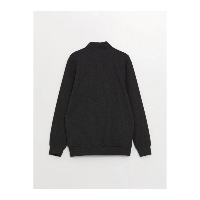 Rahat Kalıp Kolej Yaka Erkek Triko Hırka