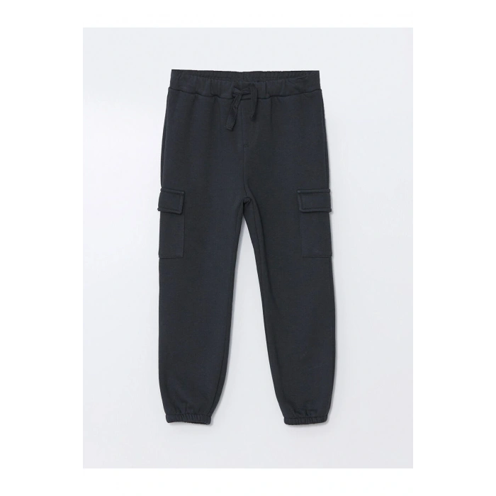 Lw - Beli Lastikli Kalın Erkek Bebek Jogger Eşofman Alt