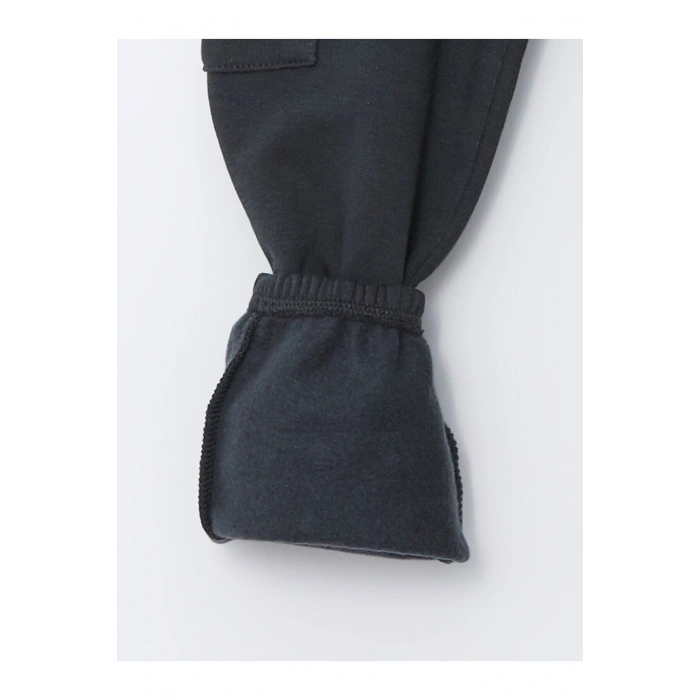 Lw - Beli Lastikli Kalın Erkek Bebek Jogger Eşofman Alt