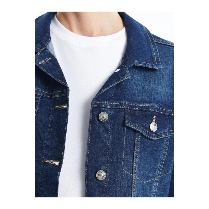 Gomlek Yaka Kadin Jean Ceket - W44872z8