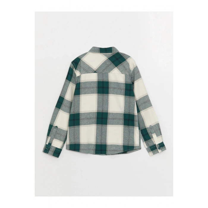 Ekose Uzun Kollu Erkek Çocuk Gömlek