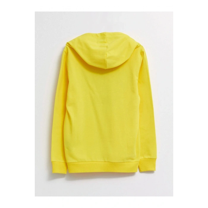 LCW Casual Kapüşonlu Baskılı Uzun Kollu Kadın Sweatshirt