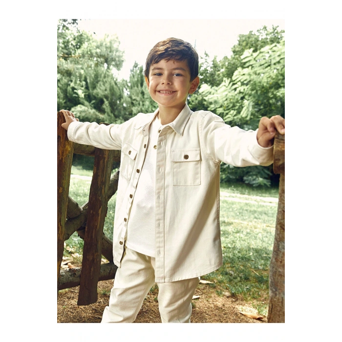 Lcwk Uzun Kollu Basic Erkek Çocuk Gömlek