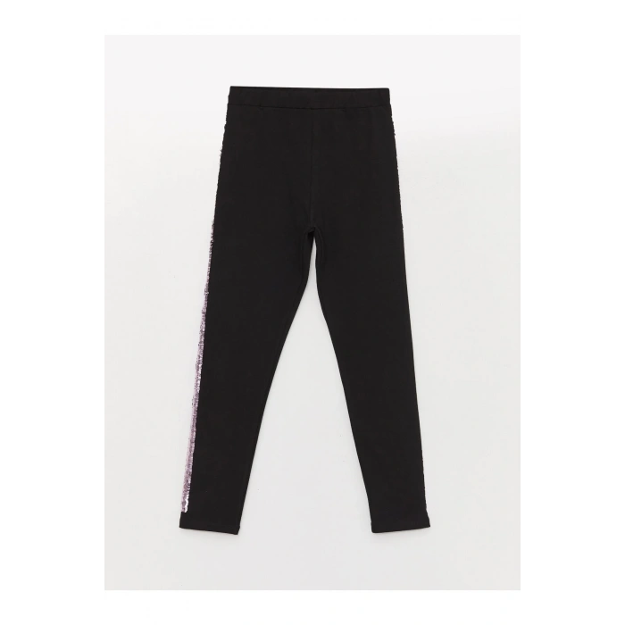 Beli Lastikli Kız Çocuk Uzun Tayt