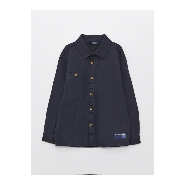 Rahat Kalıp Gabardin Erkek Çocuk Gömlek