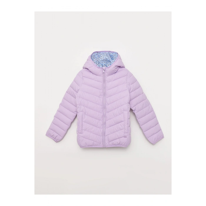 Kapüşonlu Basic Kız Çocuk Şişme Mont