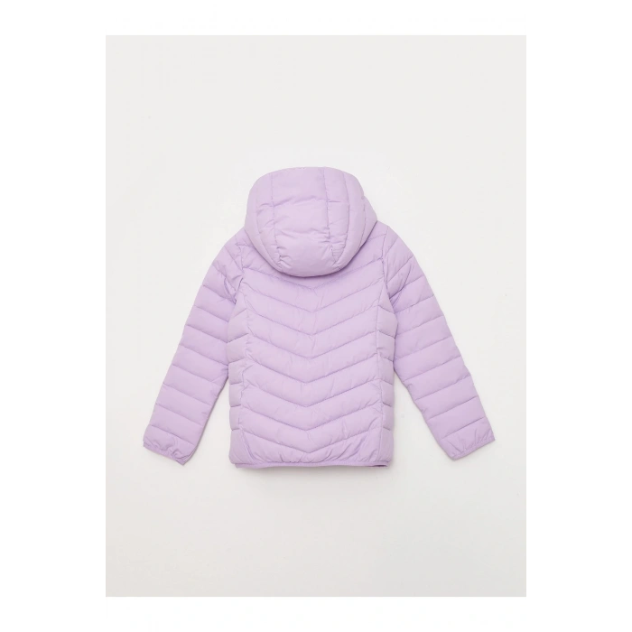 Kapüşonlu Basic Kız Çocuk Şişme Mont