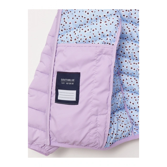 Kapüşonlu Basic Kız Çocuk Şişme Mont