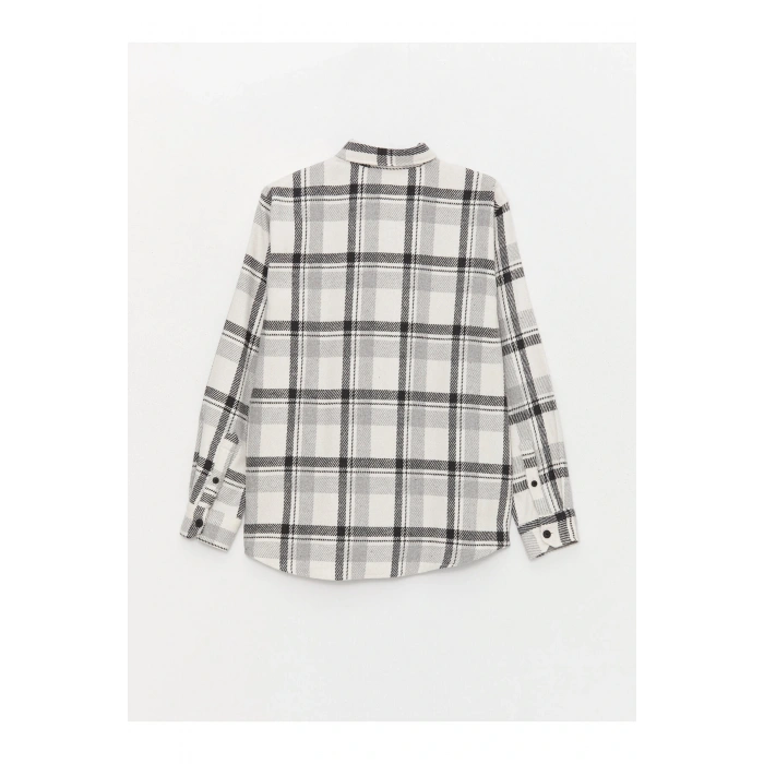 Regular Fit Uzun Kollu Ekose Erkek Oduncu Gömlek