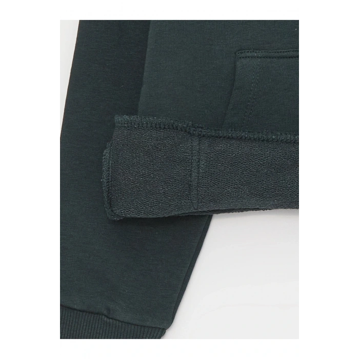 Kapüşonlu Baskılı Uzun Kollu Erkek Çocuk Sweatshirt ve Eşofman Altı