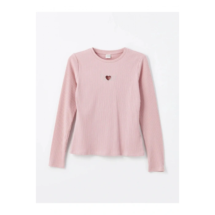 LCW Kids Bisiklet Yaka Kız Çocuk Tişört (W4)