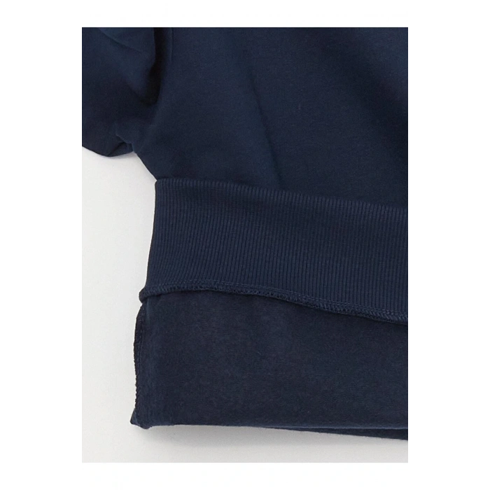 LCW Kids Rahat Kalıp Bisiklet Yaka Baskılı Erkek Çocuk Sweatshirt