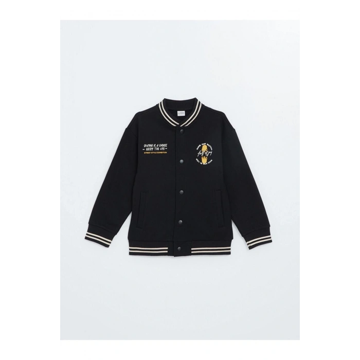 Baskılı Erkek Çocuk Kolej Ceket