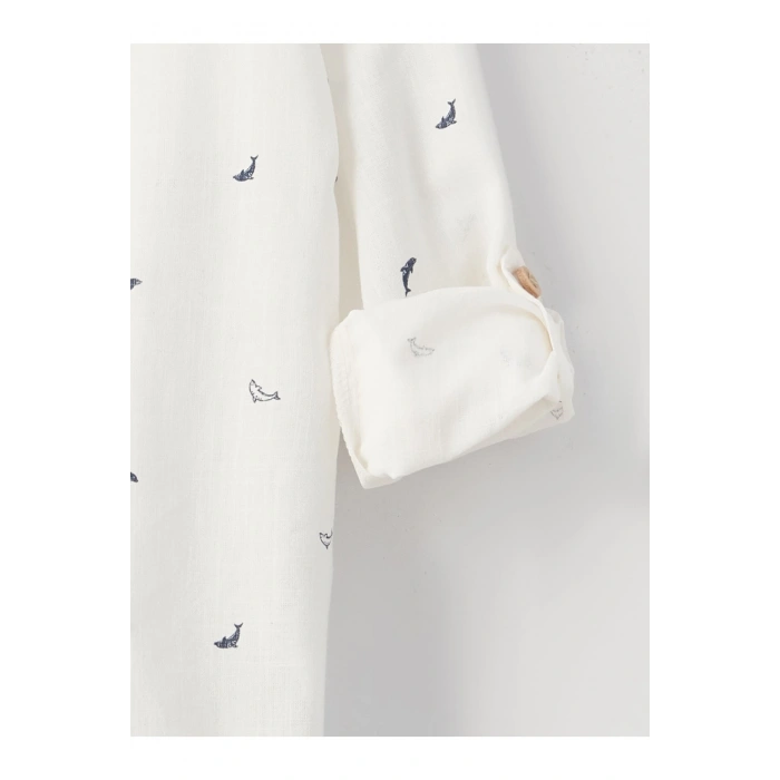 Uzun Kollu Baskılı Erkek Bebek 4lü Takım