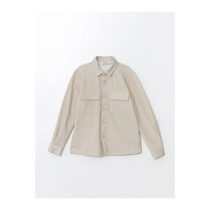 Uzun Kollu Erkek Çocuk Gömlek Ceket