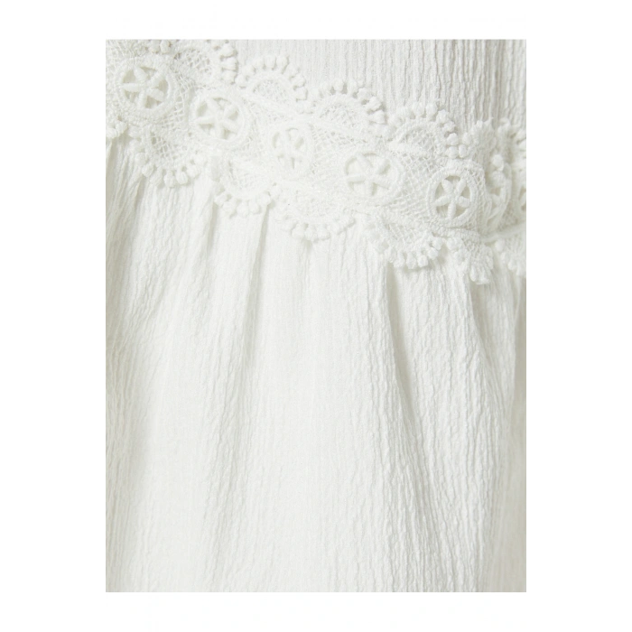 Mini Etek Beli Lastikli Dokulu Fisto Detaylı