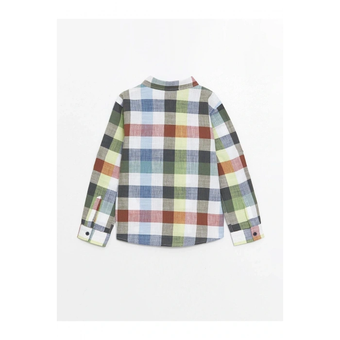 LCW Kids Ekose Uzun Kollu Erkek Çocuk Gömlek