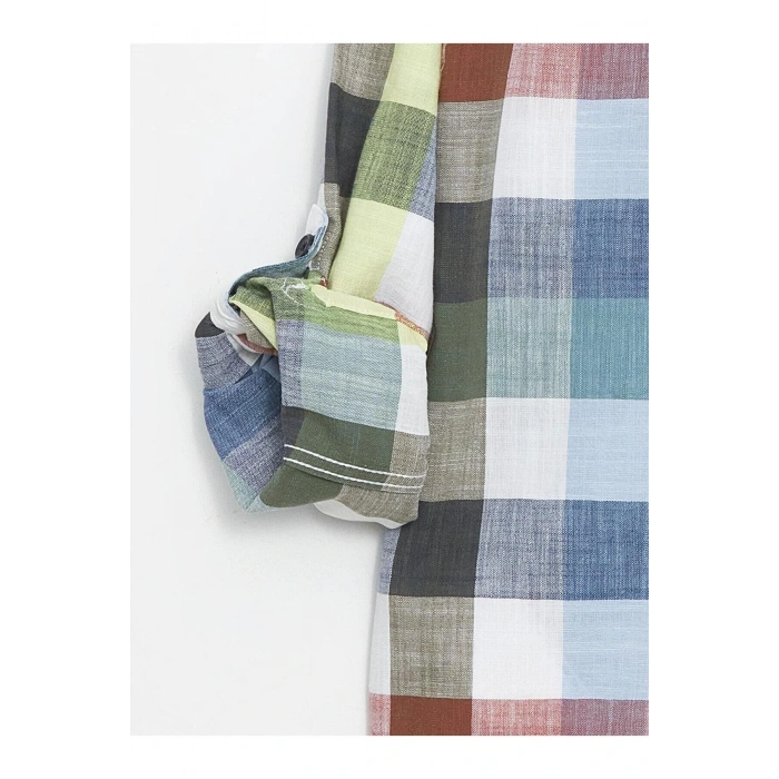 LCW Kids Ekose Uzun Kollu Erkek Çocuk Gömlek