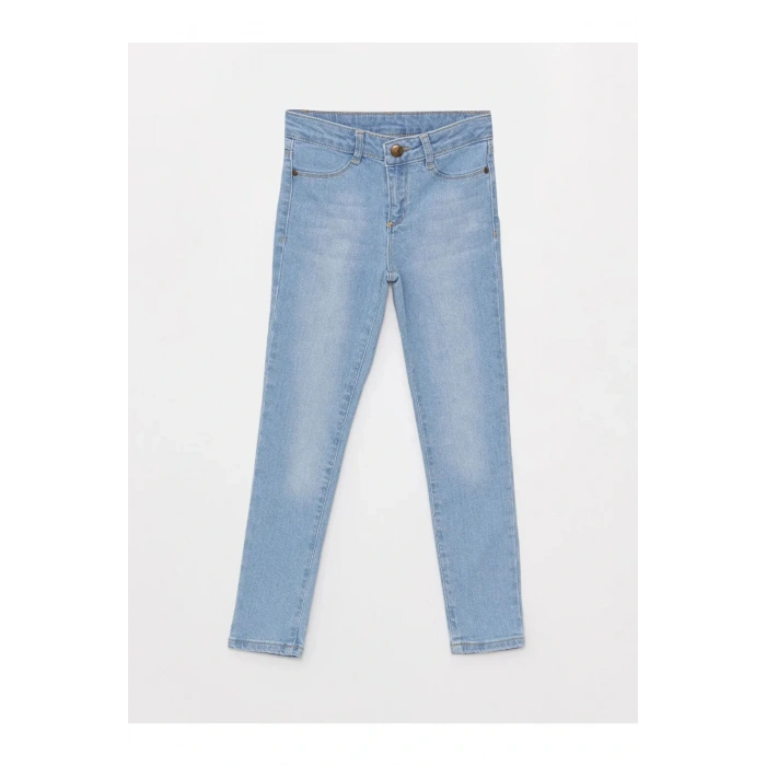 Skinny Fit Kız Çocuk Jean Pantolon