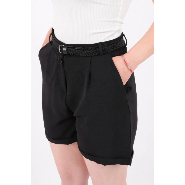 24y0441k1 Kadın Kemerli Şort