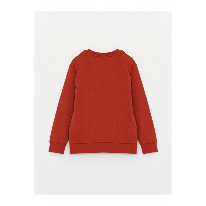 Bisiklet Yaka Basic Uzun Kollu Erkek Çocuk Sweatshirt