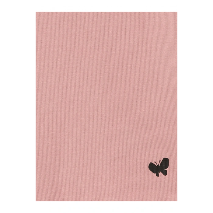 Bisiklet Yaka Uzun Kollu Baskılı Kız Bebek Tişört