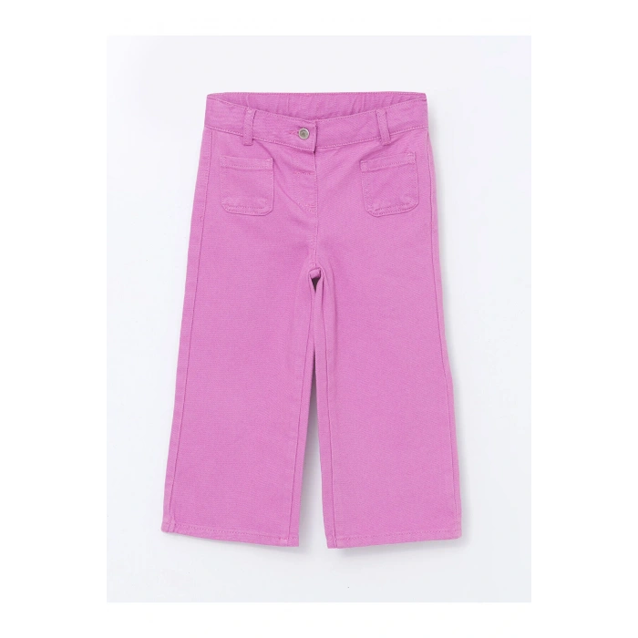 Lcw Beli Lastikli Basic Kız Çocuk Pantolon