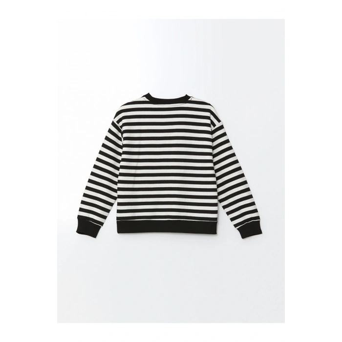 Lcwk Bisiklet Yaka Kız Çocuk Kalın Sweatshirt