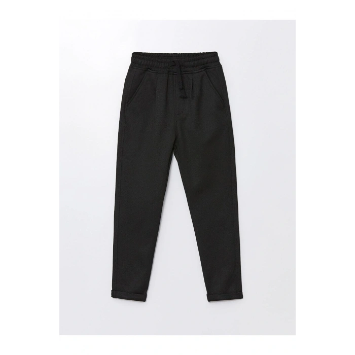 LCW Kids Beli Lastikli Dokulu Erkek Çocuk Pantolon