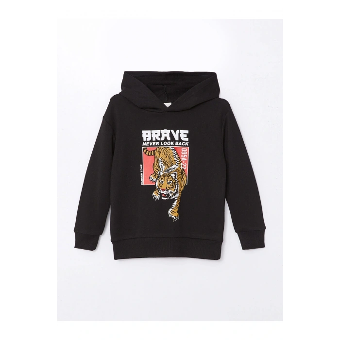 Lcwk Kapüşonlu Erkek Çocuk Sweatshirt