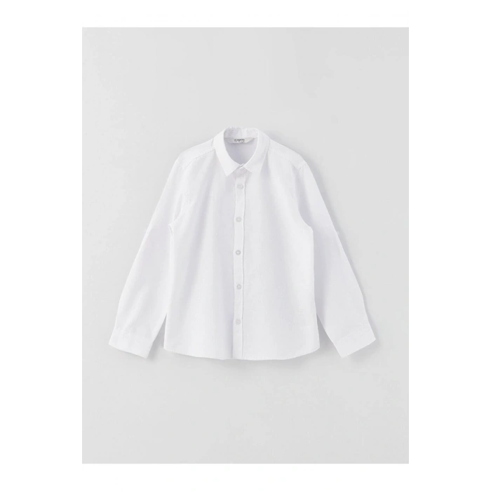 Kids Basic Uzun Kollu Erkek Çocuk Gömlek