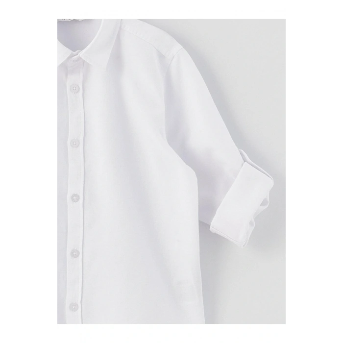 Kids Basic Uzun Kollu Erkek Çocuk Gömlek