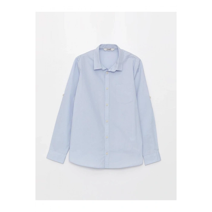 LCW Kids Kırmızı Kurdele Takılacak Gömlek