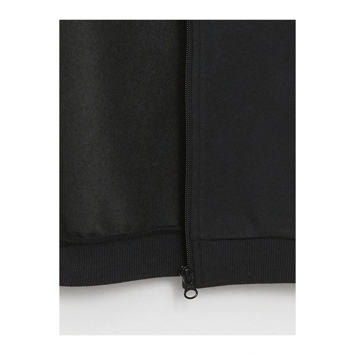 LCW baby Kolej Yaka Uzun Kollu Basic Erkek Bebek Fermuarlı Sweatshirt