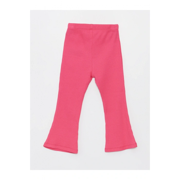 Bisiklet Yaka Uzun Kollu Baskılı Kız Bebek Sweatshirt ve Eşofman Alt 2li Takım