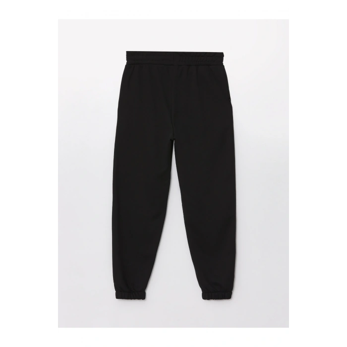 Kadın Beli Lastikli Düz Jogger Eşofman Altı