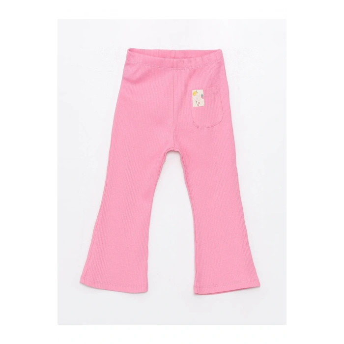 Beli Lastikli Basic Kız Bebek Tayt