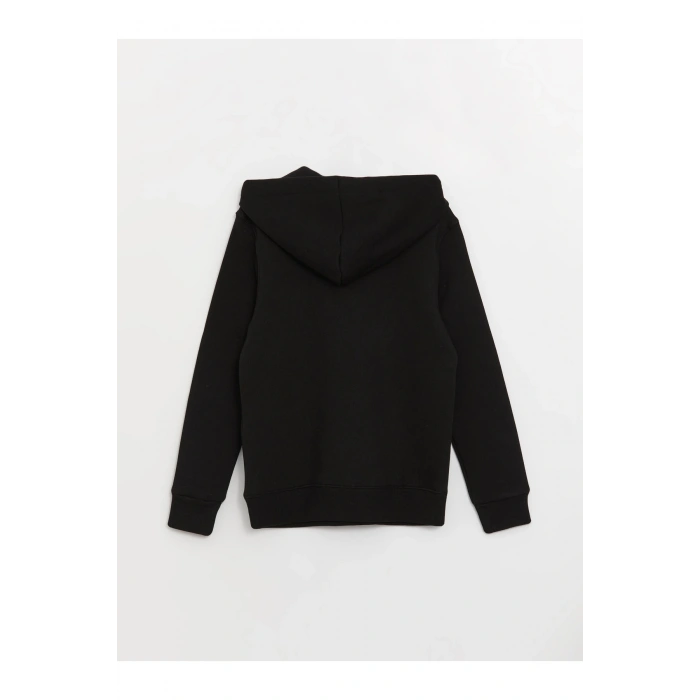 Baskılı Uzun Kollu Kadın Hoodie