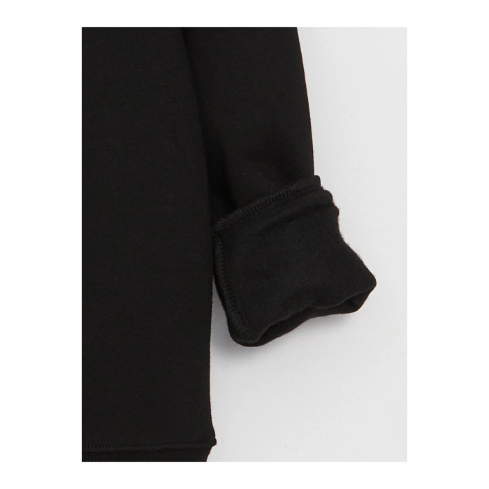 Baskılı Uzun Kollu Kadın Hoodie