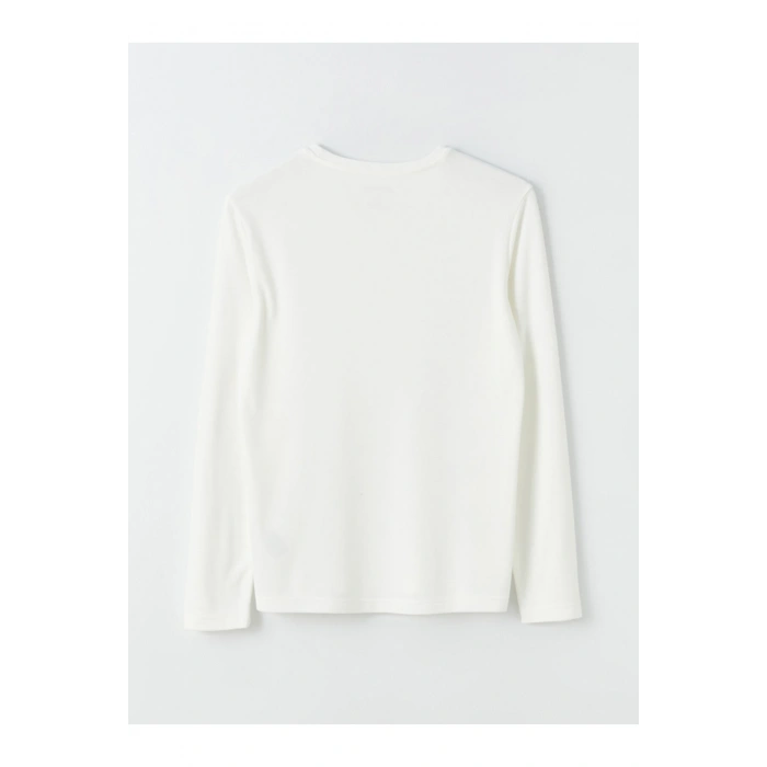 Bisiklet Yaka Uzun Kollu Erkek Tişört