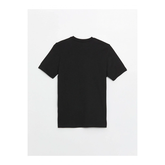 LCWAIKIKI Classic Bisiklet Yaka Kısa Kollu Baskılı Penye Erkek Tişört