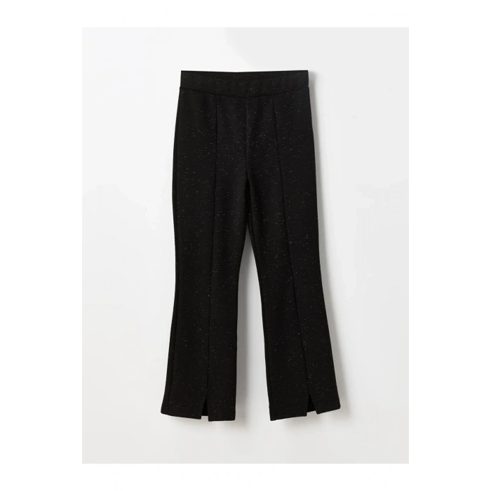 LCW Kids Bisiklet Yaka Uzun Kollu Kız Çocuk Tişört ve Tayt