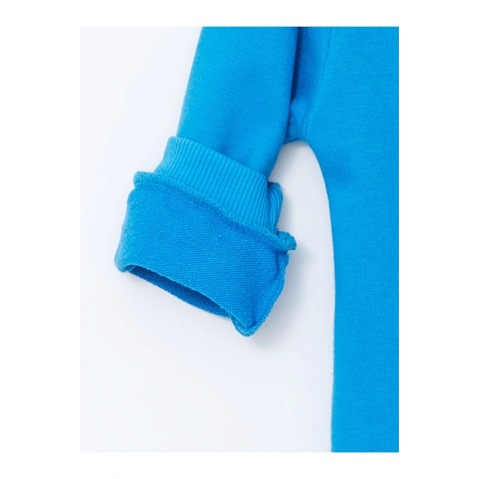 LCW Bisiklet Yaka Uzun Kollu Baskılı Erkek Bebek Sweatshirt