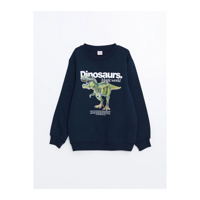 Lcwk Bisiklet Yaka Erkek Çocuk Kalın Sweatshirt