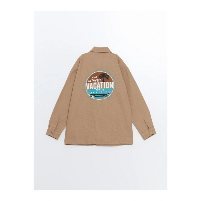 LCW Rahat Kalıp Erkek Çocuk Gömlek Ceket