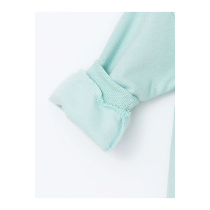 Lw - Bisiklet Yaka Baskılı Kız Bebek Sweatshirt