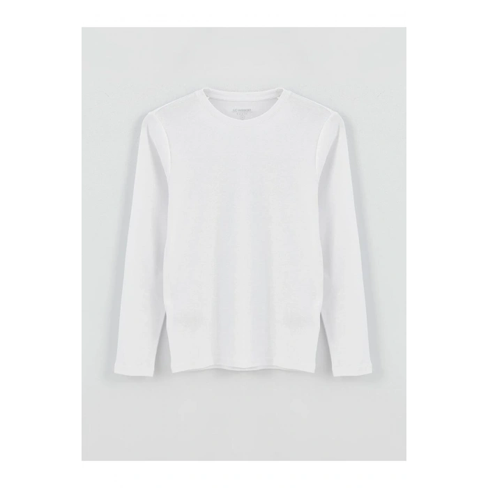 Classic Bisiklet Yaka Uzun Kollu Erkek Sweatshirt