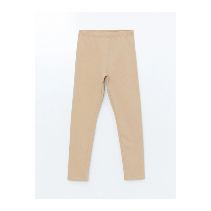 Beli Lastikli Kız Çocuk Uzun Tayt